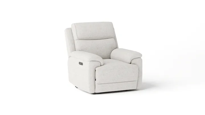Abbotsford Fabric Armchair Power Recliner, Power Headrest, Power Lumbar