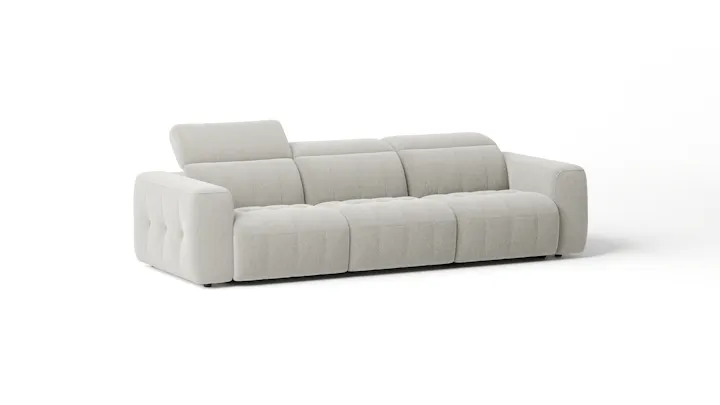 Avalon Fabric Recliner Three Seat Sofa