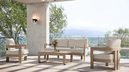 Balmain Outdoor Lounge Set 3+1+1 With Coffee Table