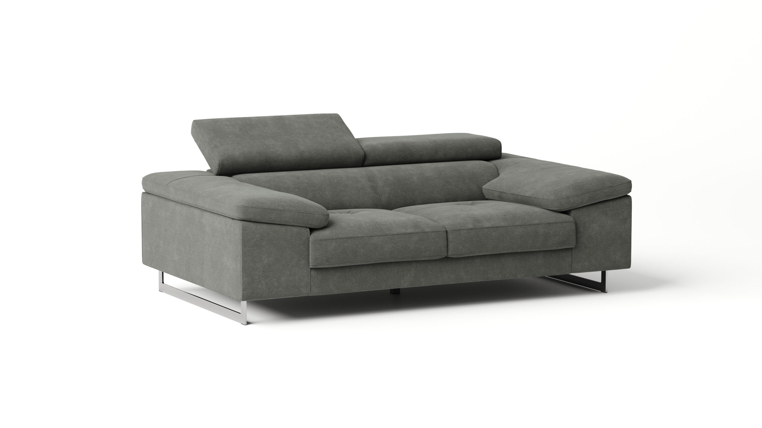 Boston Fabric Two Seat Sofa 7 Thumbnail