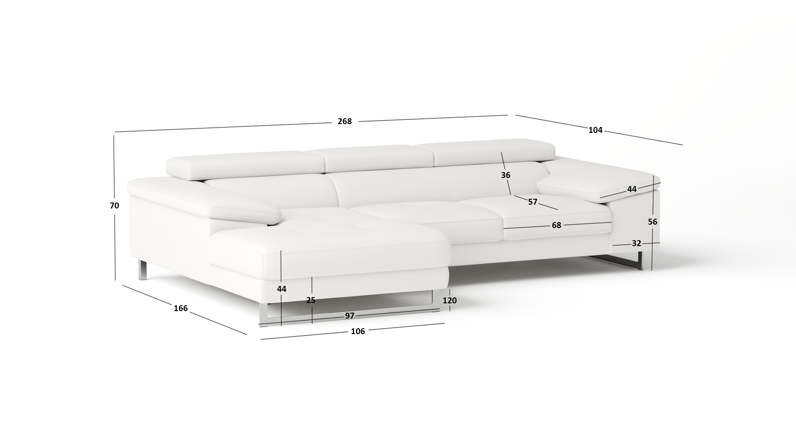 Boston Leather Chaise Lounge Option A 6 Thumbnail