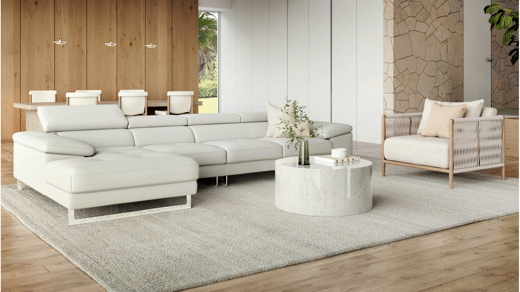 Boston Leather Chaise Lounge Option B 5 Thumbnail