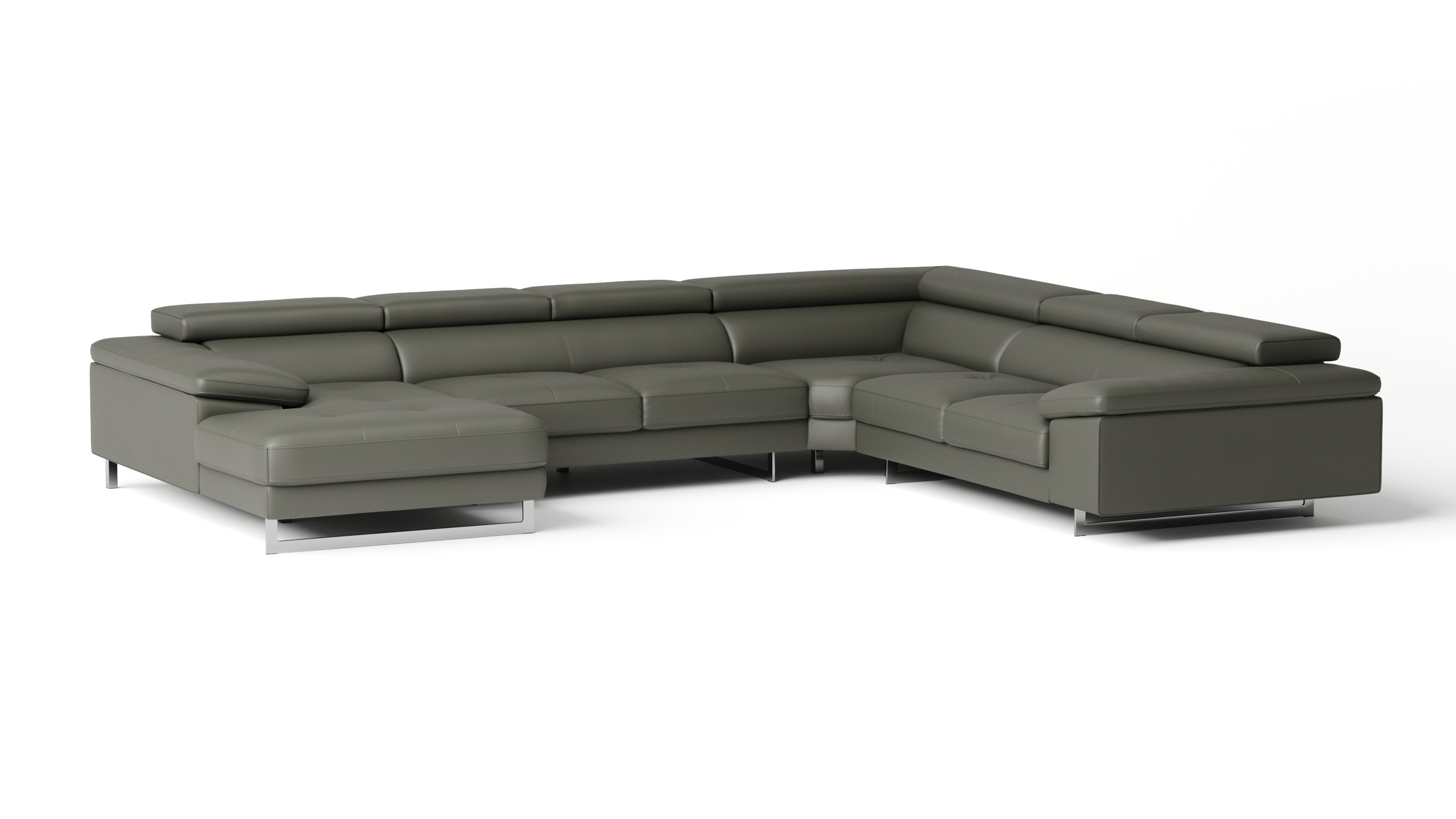 Boston Leather Modular Lounge Option A 5 Thumbnail