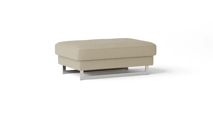 Boston Leather Ottoman 106x67x44