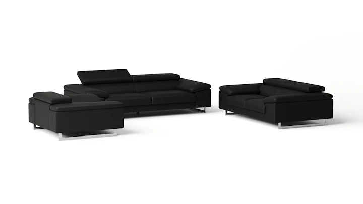 Boston Leather Sofa Suite 3 + 2 + 1