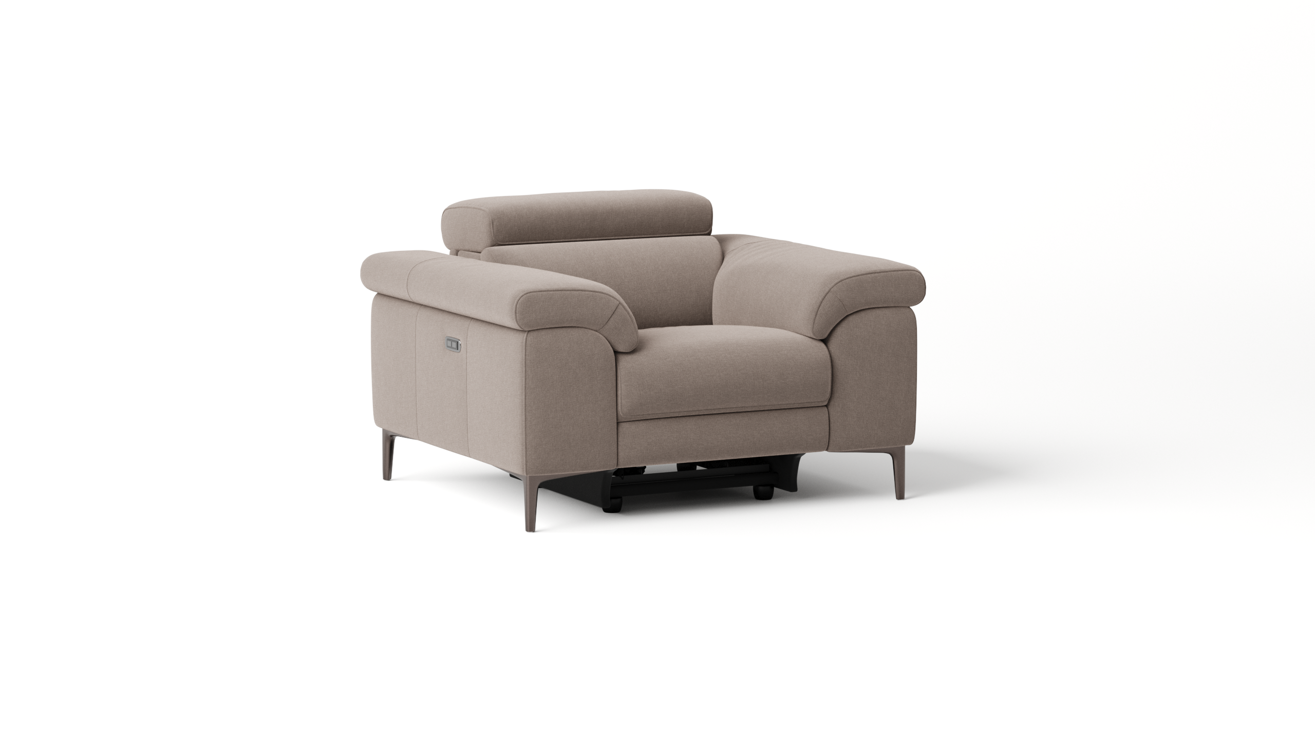 Carlisle Fabric Electric Recliner Armchair 6 Thumbnail