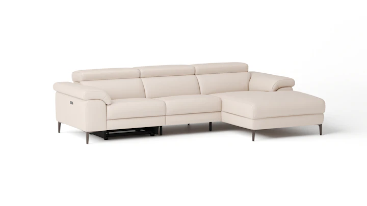Carlisle Leather Recliner Chaise Lounge Option A