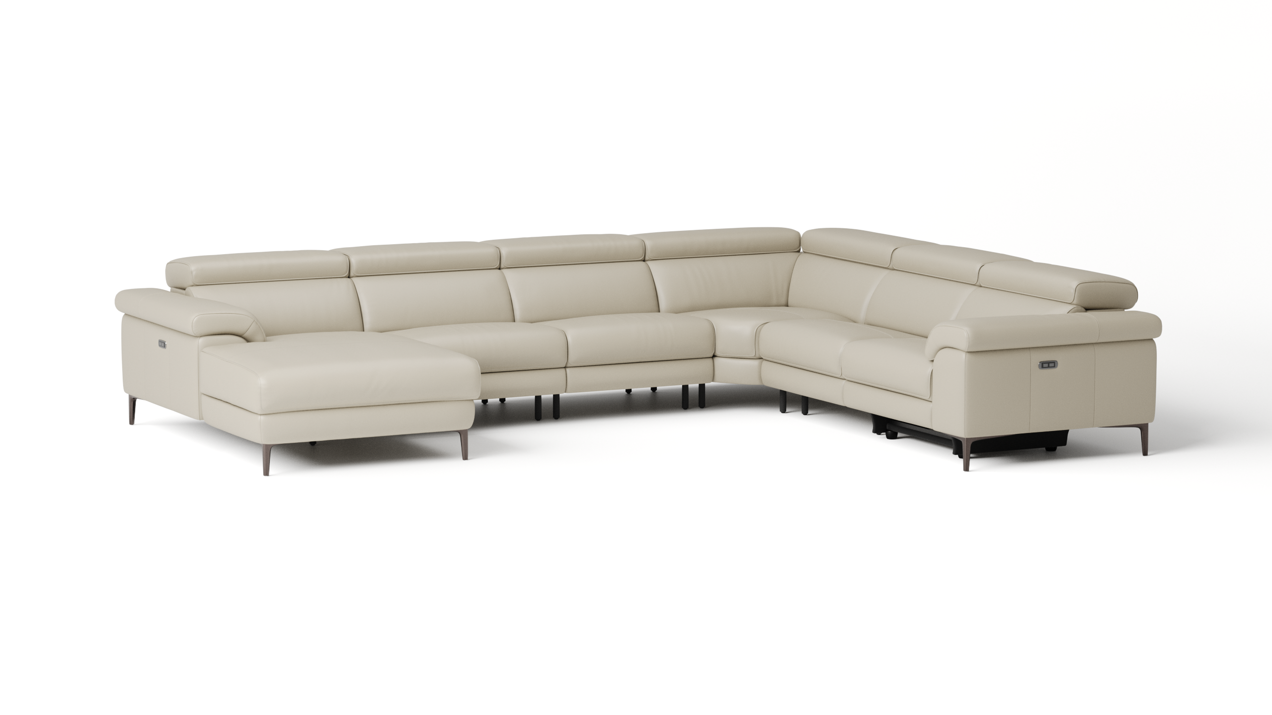 Carlisle Leather Recliner Modular Lounge Option A 7 Thumbnail