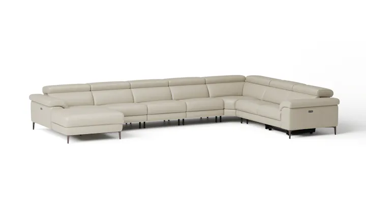 Carlisle Leather Recliner Modular Lounge Option B