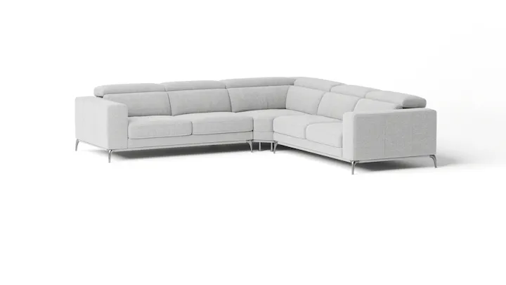 Club Fabric Corner Lounge Option A