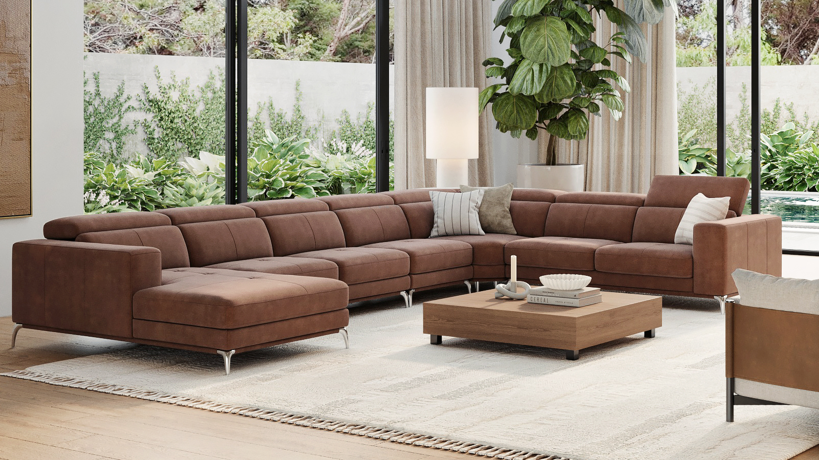 Club Fabric Modular Lounge Option B
