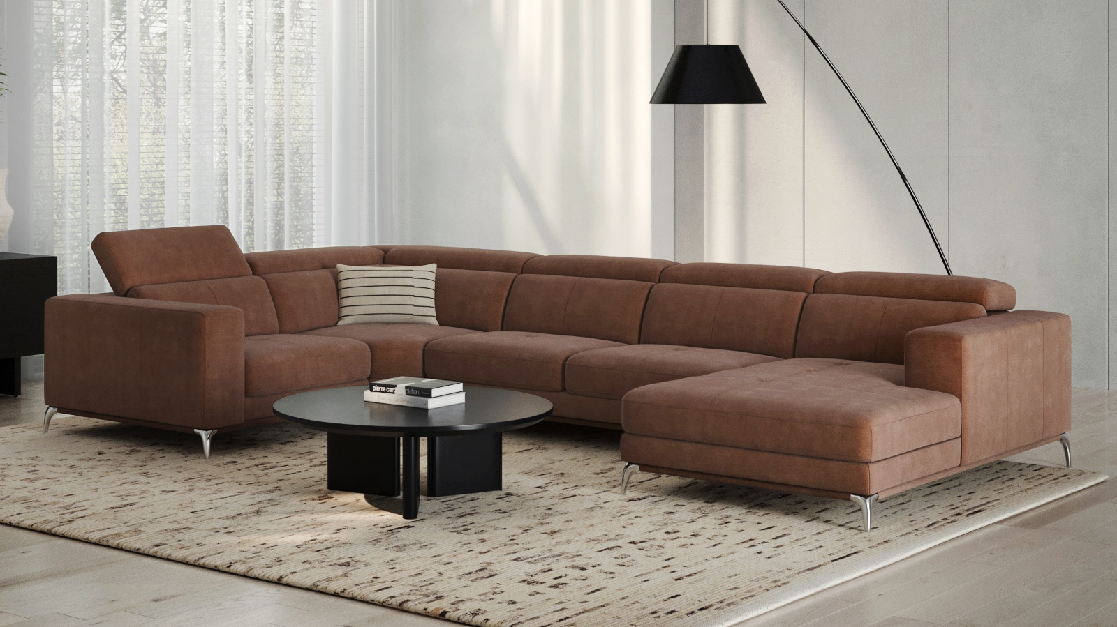 Club Fabric Modular Lounge Option C