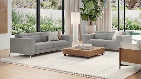 Club Fabric Sofa Suite 3+2