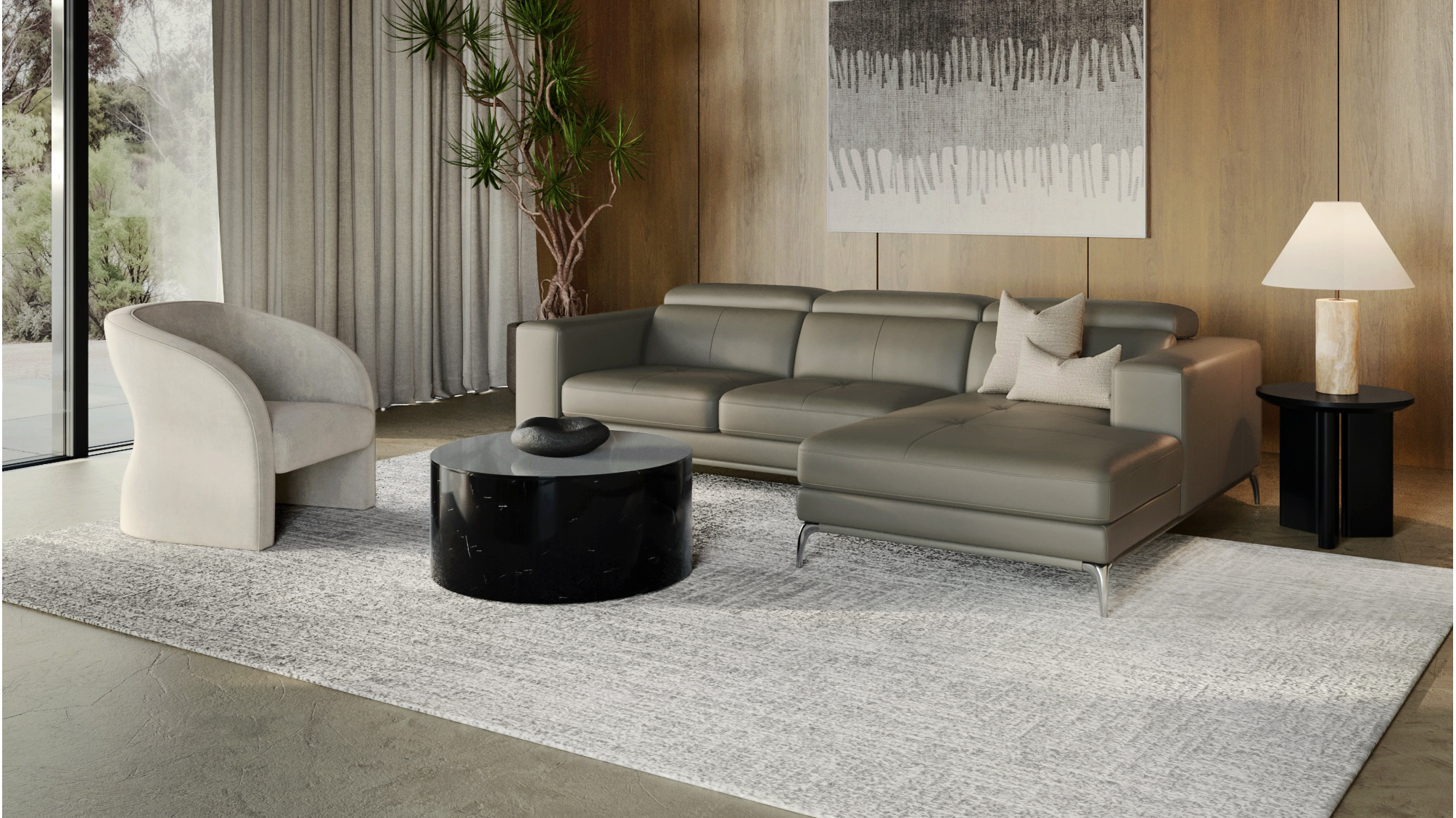 Club Leather Chaise Lounge Option A 9 Thumbnail