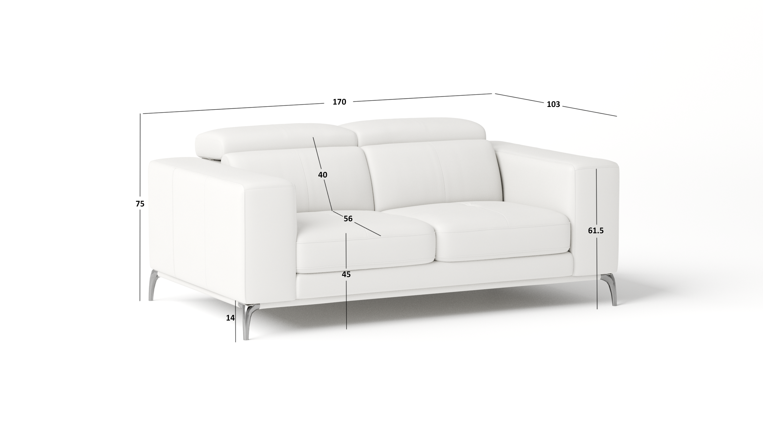 Club Leather Three Seat Sofa 4 Thumbnail