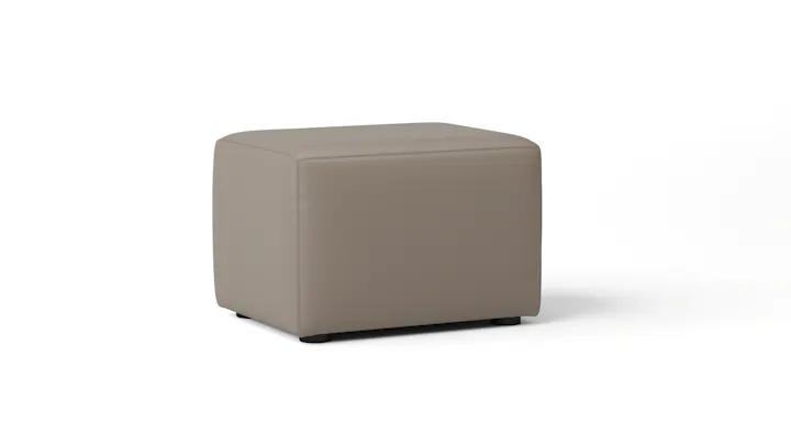 Harlow Leather Ottoman