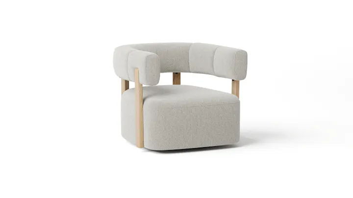 Hush Fabric Swivel Chair