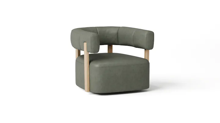 Hush Leather Swivel Chair