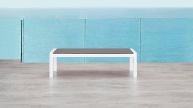 Klara White Outdoor Coffee Table