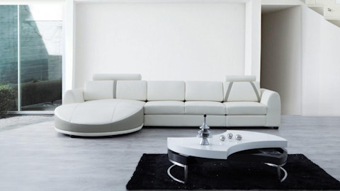 Messina Leather Chaise Lounge Option C 3 Thumbnail