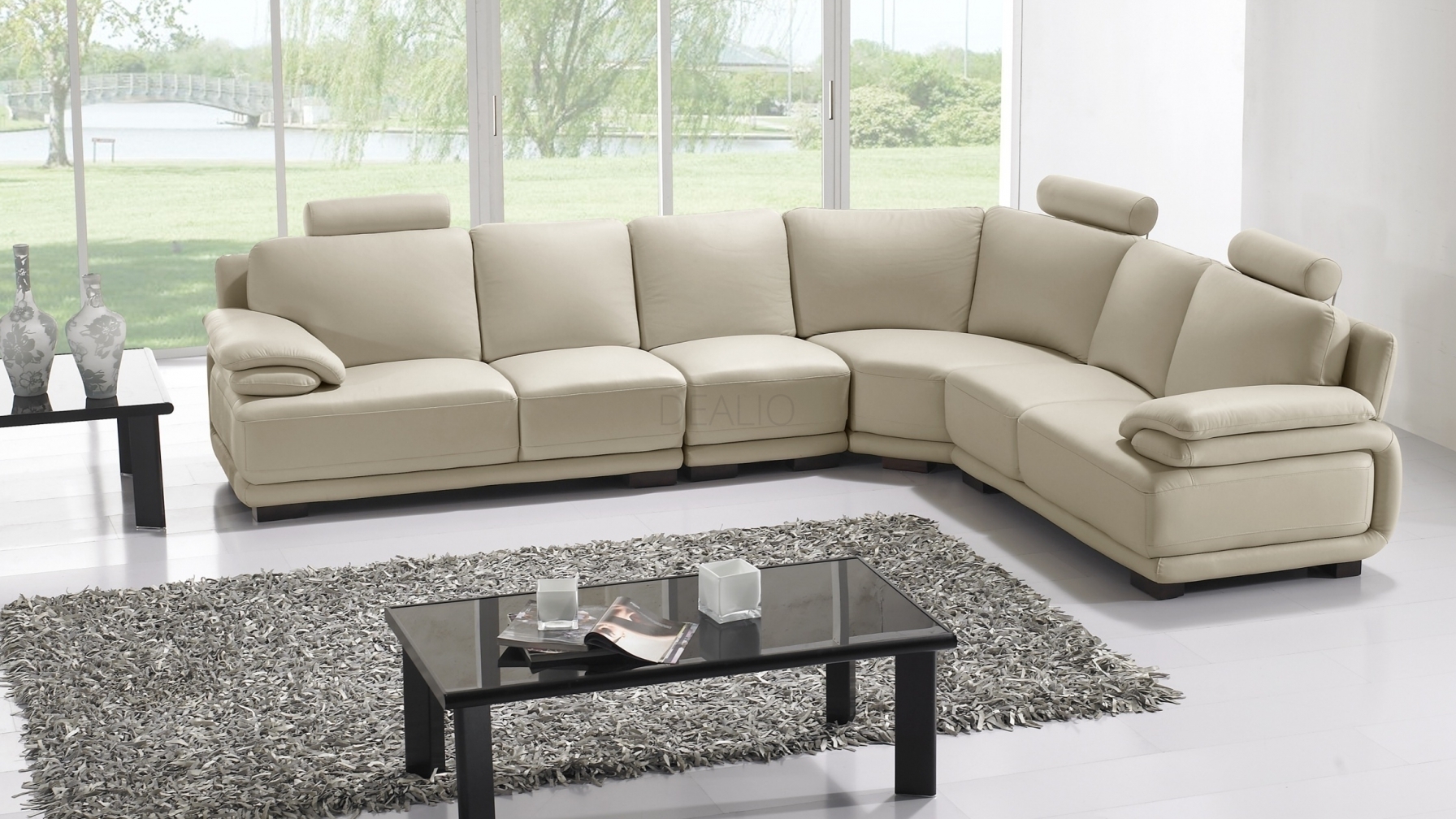 Juliet Leather Corner Lounge Option D 10 Thumbnail