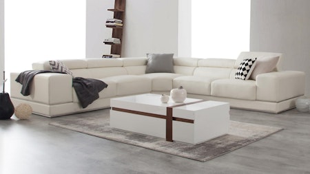 Napoleon Leather Corner Lounge Option A