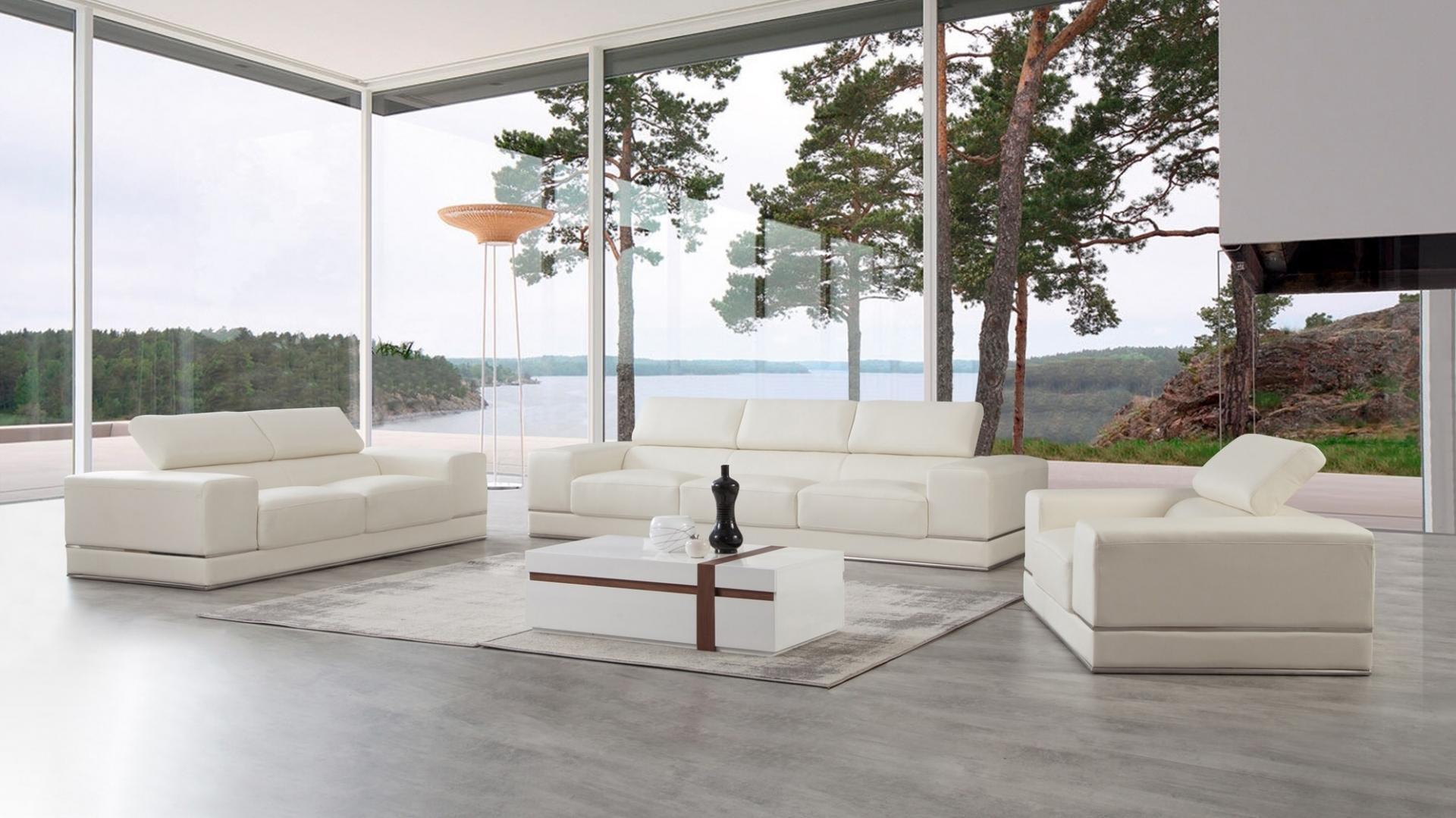 Napoleon Leather Sofa Suite 3 + 2 + 1 5 Thumbnail