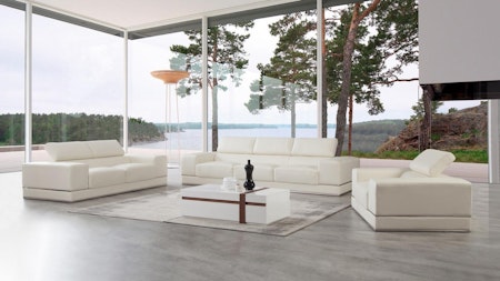 Napoleon Leather Sofa Suite 3 + 2 + 1