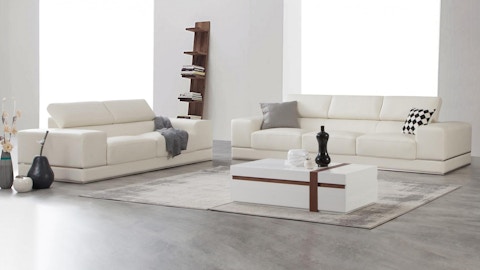 Napoleon Leather Sofa Suite 3 + 2 2 Thumbnail