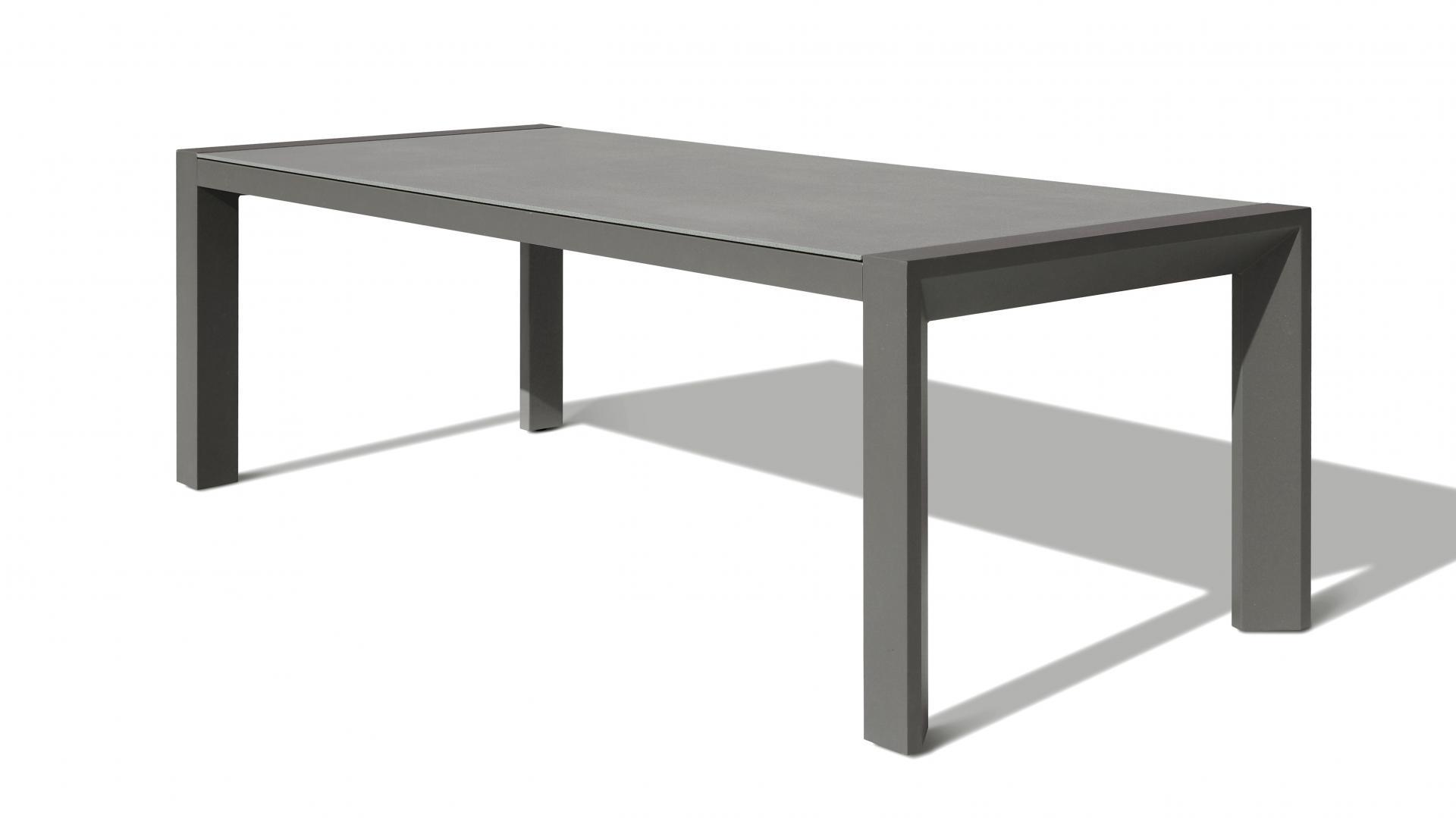 Santa Monica Charcoal Outdoor Dining Table 6 Thumbnail