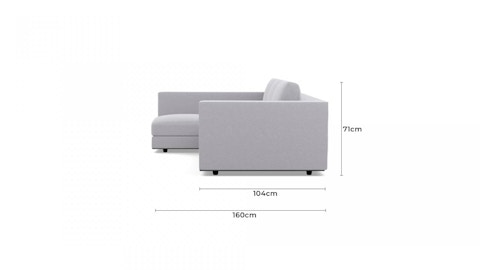 Albert Fabric Chaise Lounge Option B 4