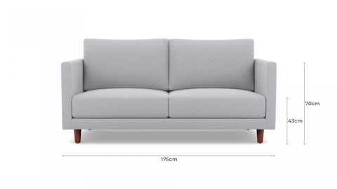 Halley Fabric 2.5 Seat Sofa 15 Thumbnail