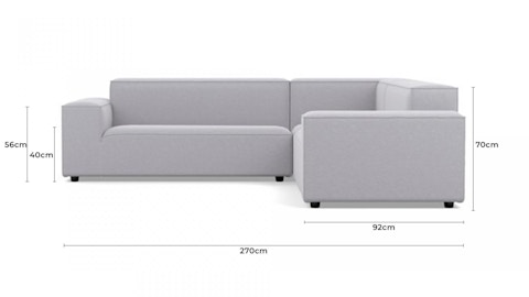 Orion Fabric Corner Lounge Option B 6 Thumbnail