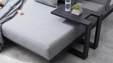 Noosa Black Outdoor Aluminium Side Table