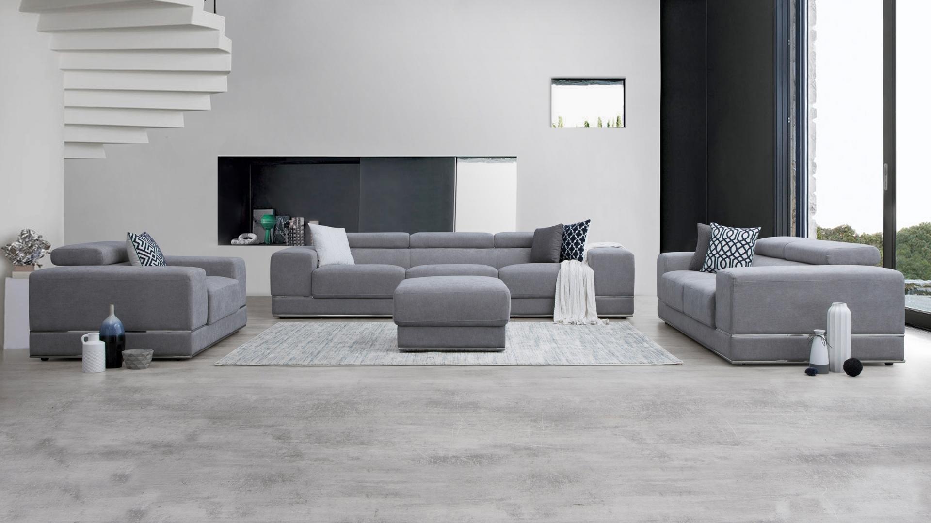 Napoleon Fabric Sofa Suite 3 + 2 + 1 11 Thumbnail