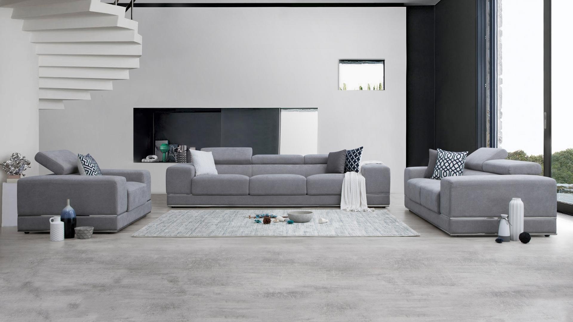 Napoleon Fabric Sofa Suite 3 + 2 + 1 11 Thumbnail