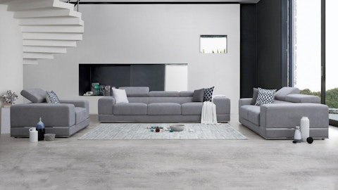 Napoleon Fabric Sofa Suite 3 + 2 + 1 8 Thumbnail