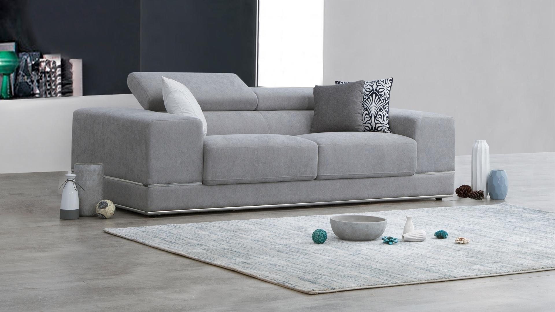 Napoleon Fabric Two Seat Sofa 10 Thumbnail