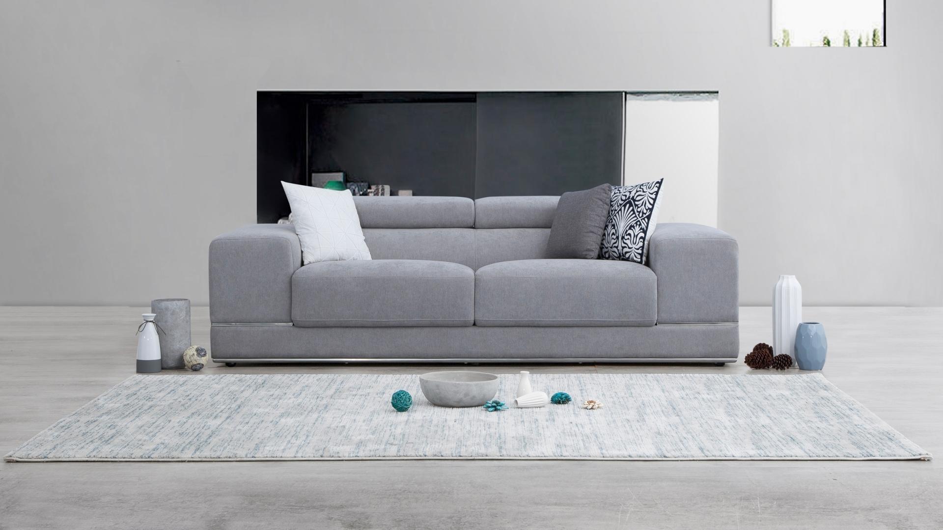 Napoleon Fabric Two Seat Sofa 10 Thumbnail