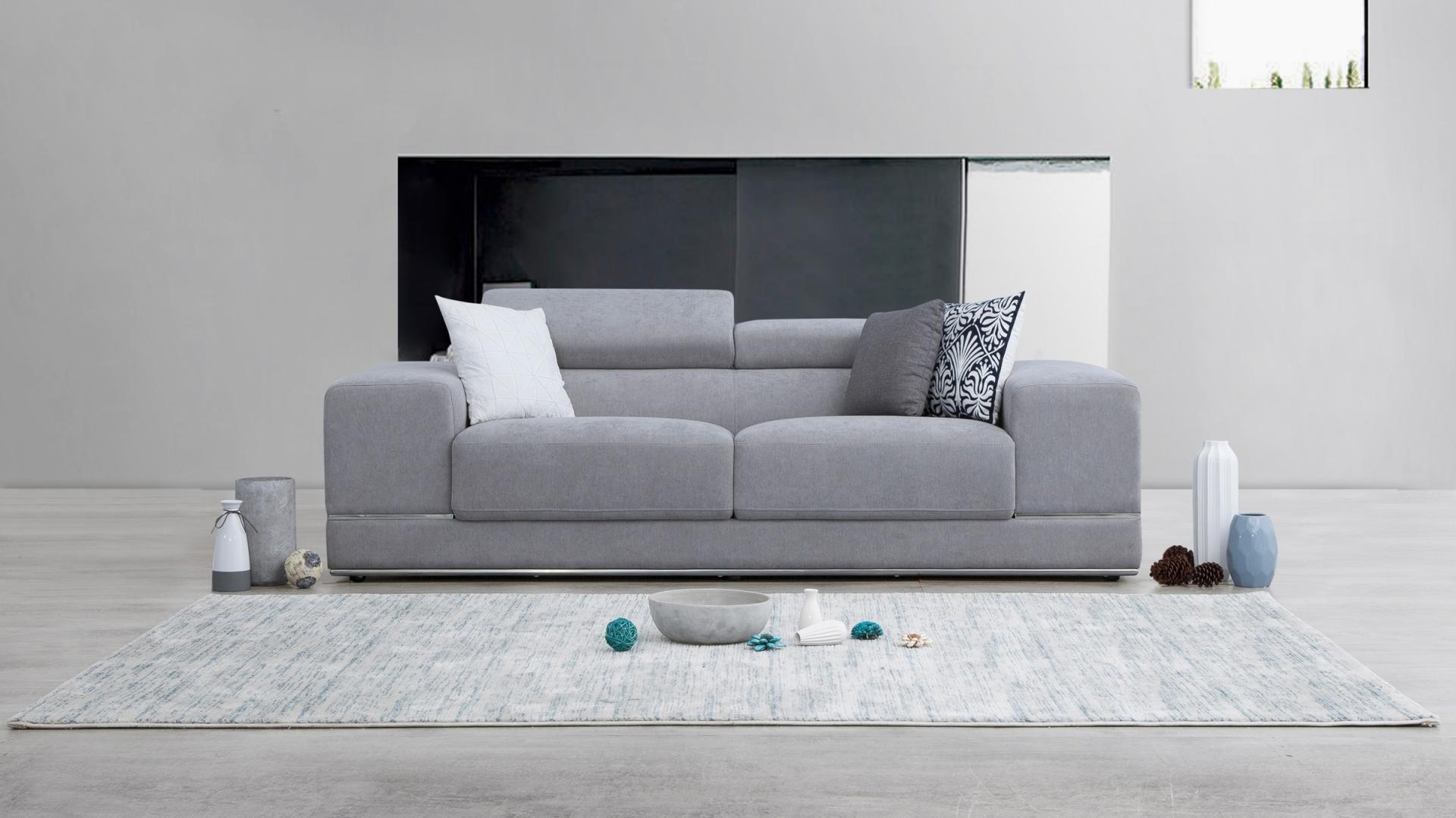 Napoleon Fabric Two Seat Sofa 10 Thumbnail