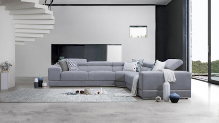 Napoleon Fabric Corner Lounge Option A