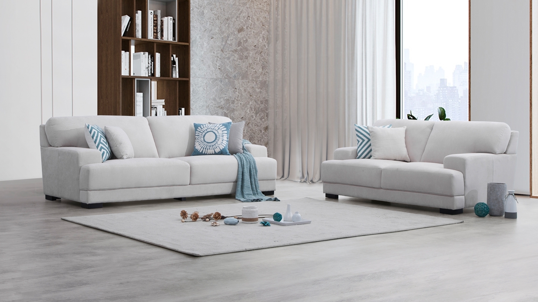 Volante Fabric Sofa Suite 3 + 2