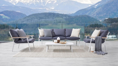 Venice Outdoor Sofa Suite 3 + 1 + 1 With Coffee Table 2 Thumbnail