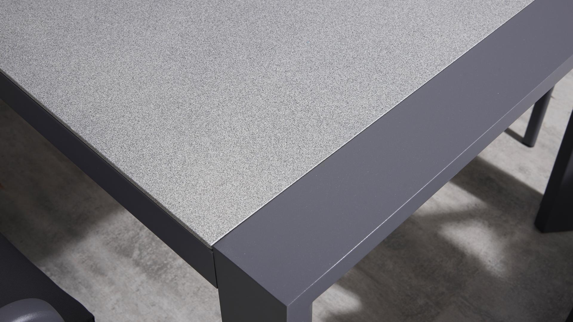 Santa Monica Charcoal Outdoor Dining Table 6 Thumbnail