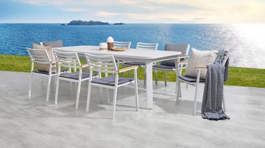 Venice 9-Piece Outdoor Extendable Dining Set
