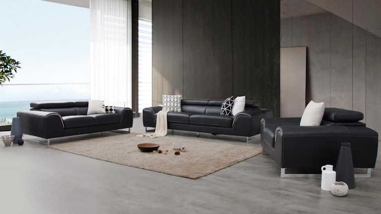 Cleo Leather Sofa Suite 3 + 2 + 1