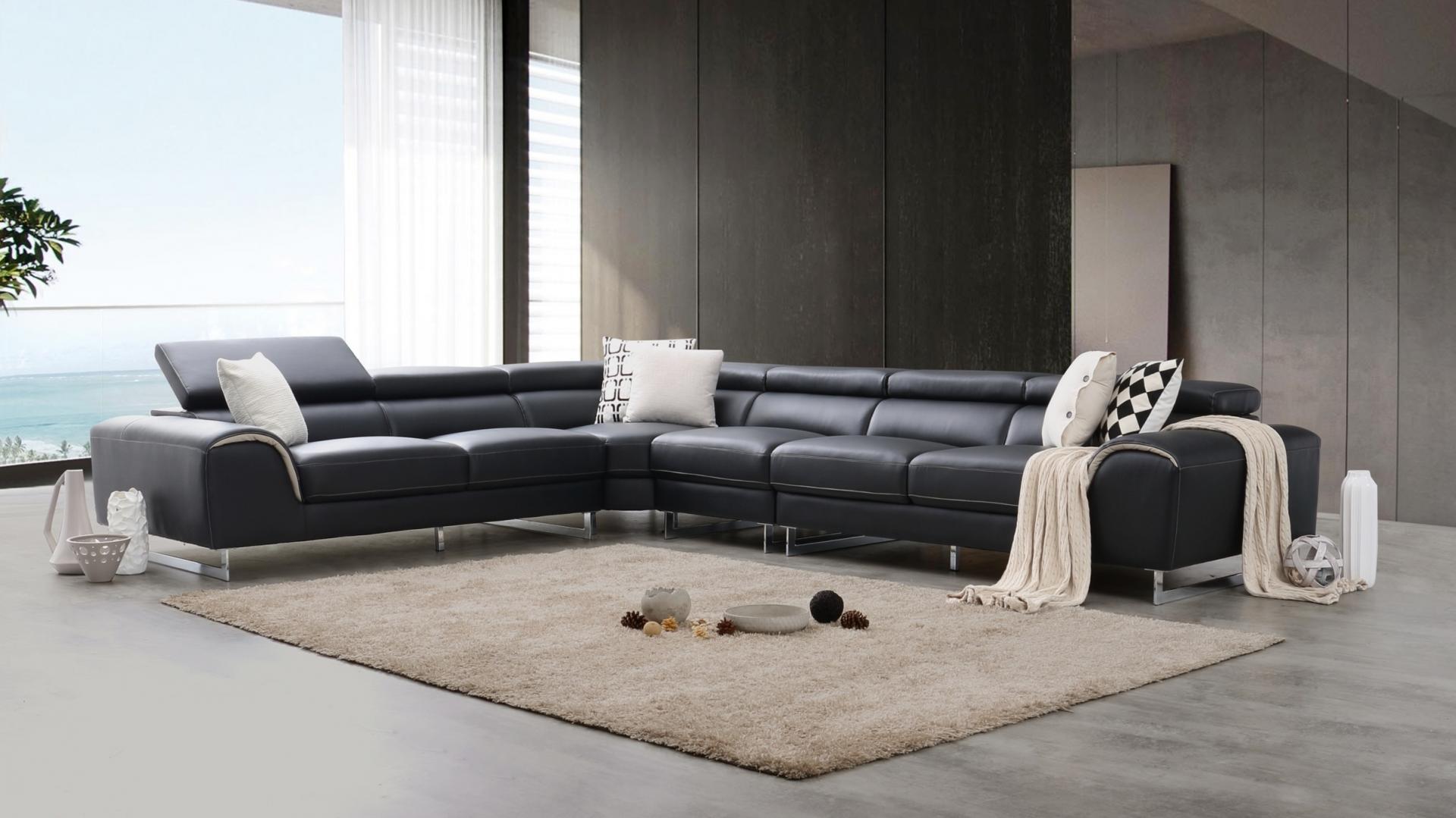 Cleo Leather Corner Lounge Option B 5 Thumbnail