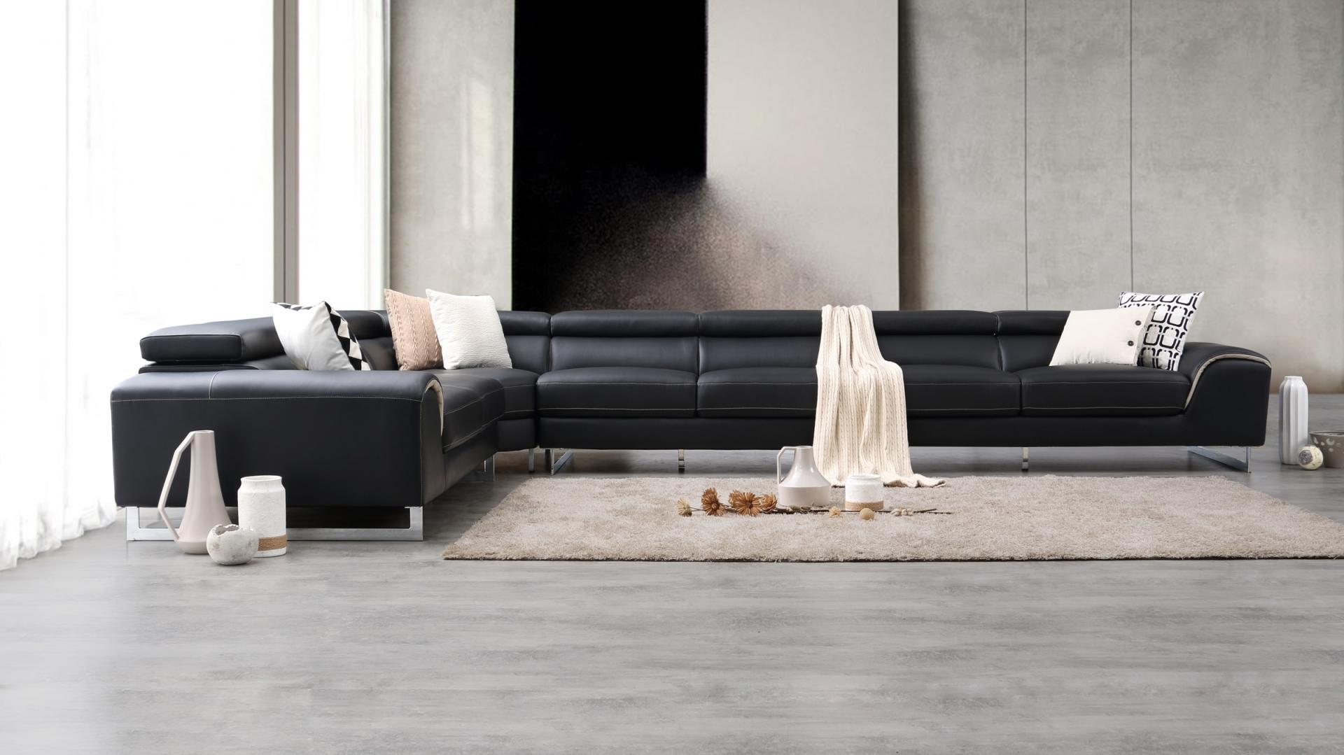 Cleo Leather Corner Lounge Option C 4 Thumbnail