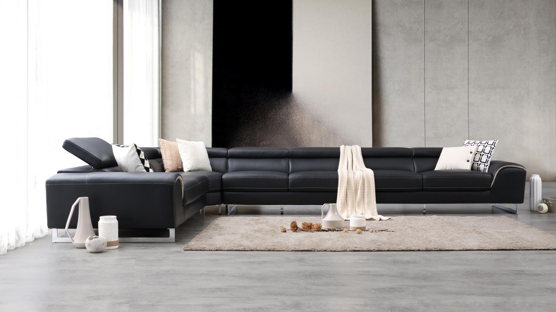 Cleo Leather Corner Lounge Option C 4 Thumbnail