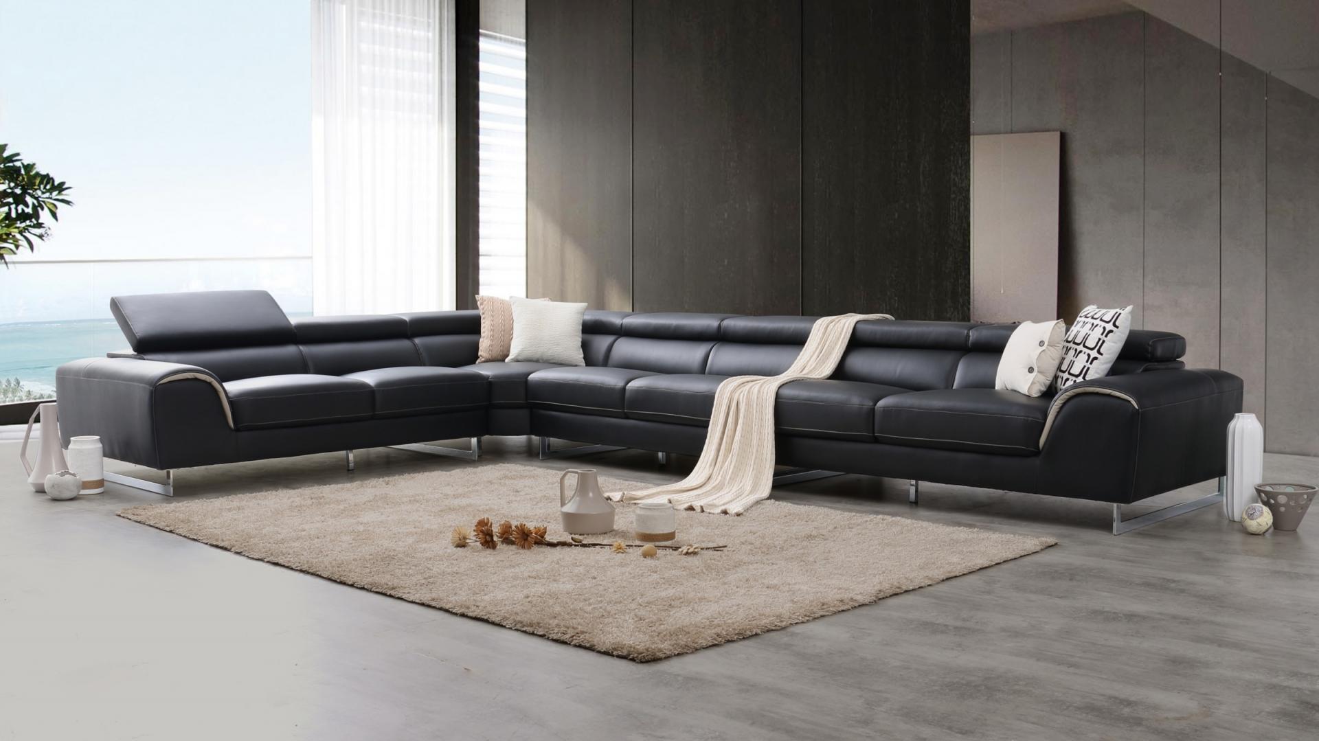 Cleo Leather Corner Lounge Option C 4 Thumbnail